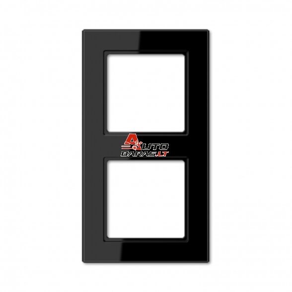 2 slot frame JUNG AC582SW (black)