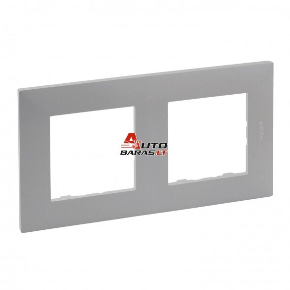 2 v. rėmelis Niloe Step Legrand 863392 (aluminio spalva)