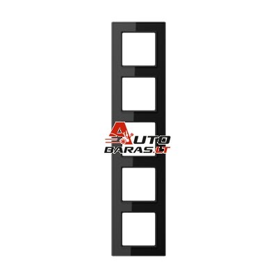 5 slot frame JUNG AC585SW (black)