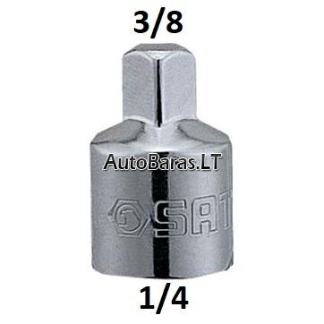 Adapteris 1/4"(F) - 3/8"(M)