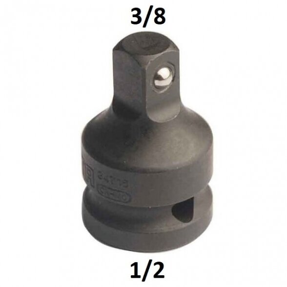 Adapteris smūginis 1/2"(F) - 3/8"(M)