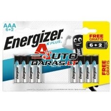 Baterija Energizer Max Plus LR03 AAA 6+2 (8 vnt.)