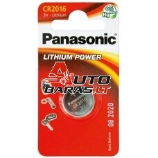 Baterija Panasonic Lithium CR2016 (2 vnt.)