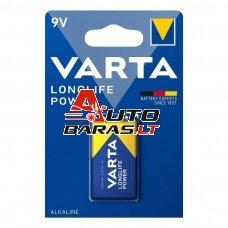 Baterija VARTA Alkaline Long life 6LR61/6LF22/9V Krona (1 vnt.)