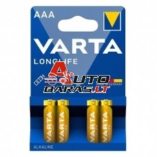 Baterija VARTA Alkaline Longlife LR03/AAA (4 vnt.)