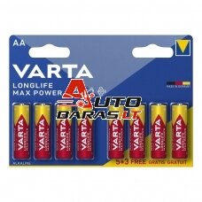 Baterija VARTA Alkaline Max Power LR6/AA (8 vnt.)