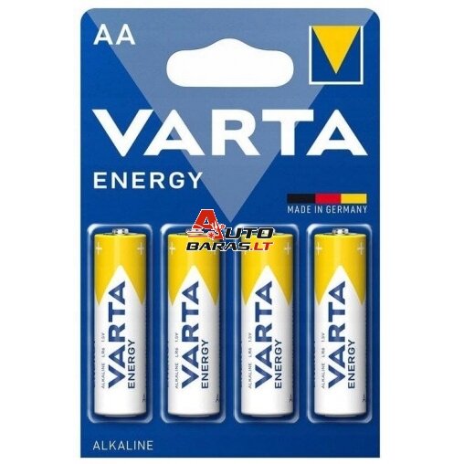 Baterija VARTA Alkaline Energy LR6/AA (4 vnt.)