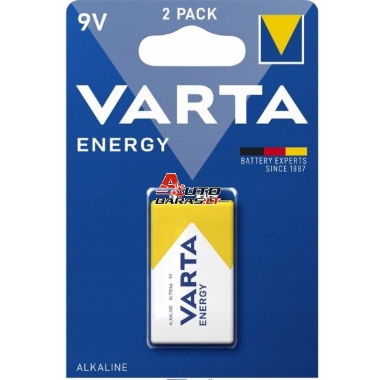 Baterija VARTA Alkaline Energy 6LR61/6LF22/9V Krona (1 vnt.)