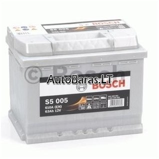 Bosch S5 akumuliatorius 63Ah 610A