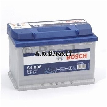 Bosch S4 akumuliatorius 74Ah 680A