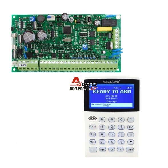 Centralės ir klaviatūros komplektas SECOLINK PAS832+KM24G
