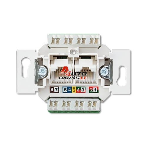 Computer socket JUNG EPUAE8-8UPOK6US (2xRJ45 CAT 6)