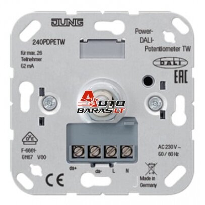 Dimerio mechanizmas JUNG 240PDPETW (DALI, 2000-10000K, baltas)