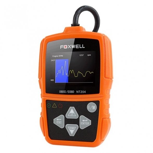 FOXWELL Universali diagnostikos įranga OBD automobiliui NT204 2