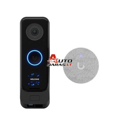 Durų skambučio komplektas UBIQUITI UVC-G4 Doorbell Pro Kit-Black (Juodas)