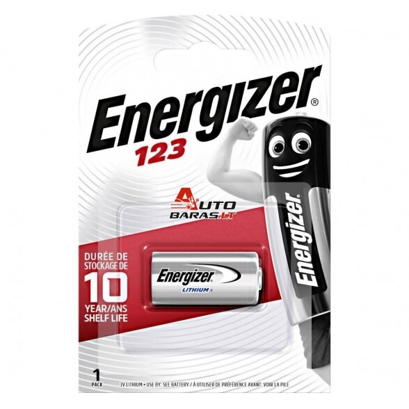 Energizer ličio baterija CR123