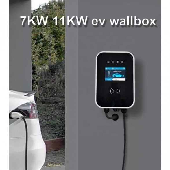 EV įkrovimo stotelė 11kW 32A 4