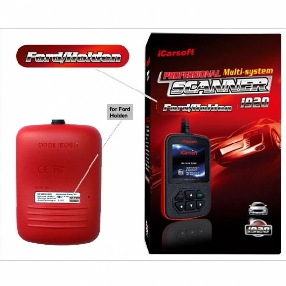 FORD iCarsoft i920 diagnostikos įtaisas 3