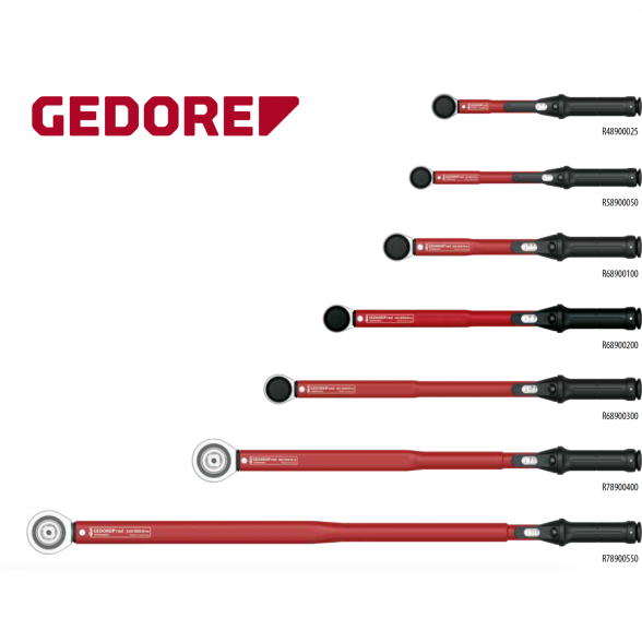 GEDORE profesionalus dinamometrinis raktas 1/4" 5-25Nm 2