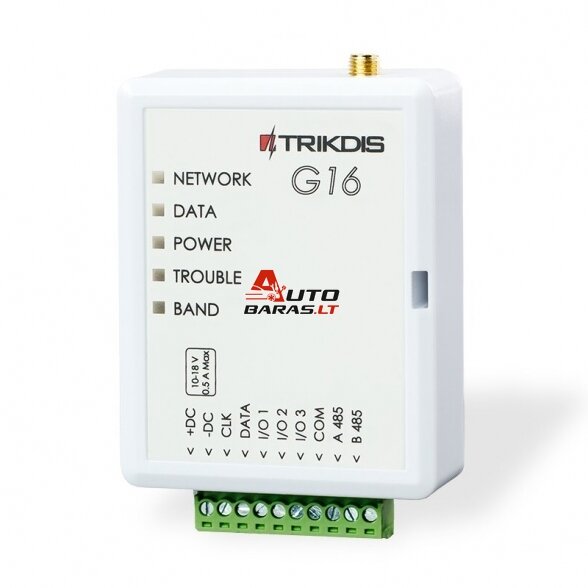 GSM komunikatorius Trikdis G16 4G (su antena)