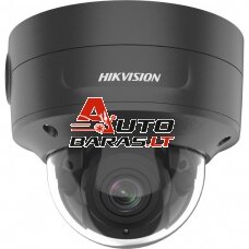 Hikvision dome DS-2CD2746G2-IZS F2.8-12 (juoda, 4 MP, 40 m. IR, AcuSense, Darkfighter)