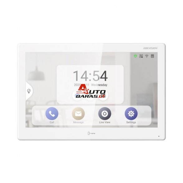 Hikvision android monitorius telefonspynėms DS-KH9510-WTE1 (baltas)