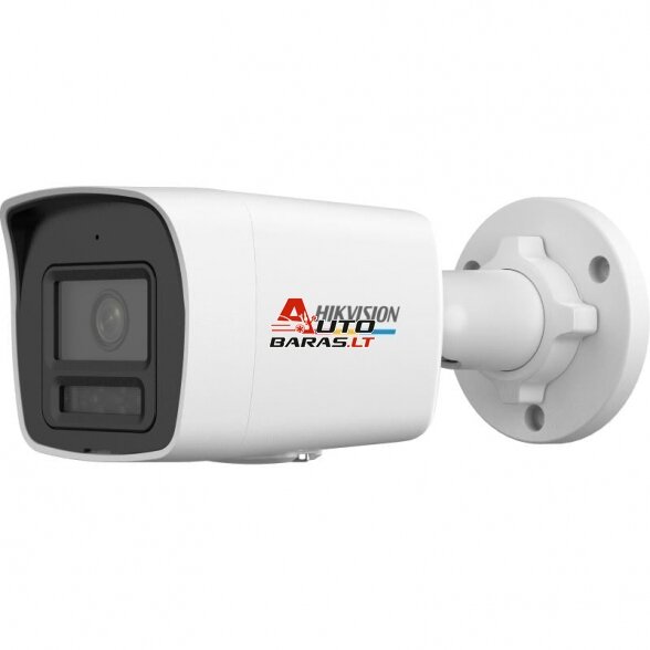 Hikvision bullet DS-2CD1047G2H-LIU F2.8 (balta, 4 MP, 30 m. IR, 30 m. LED, Hybrid light)