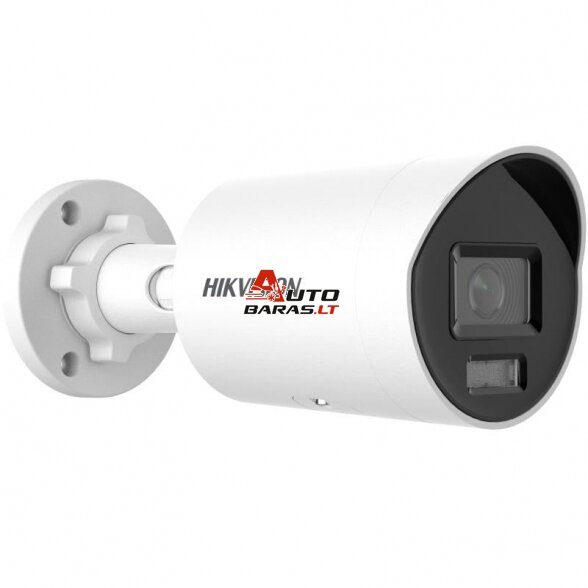 Hikvision bullet DS-2CD2066G2H-IU F2.8 (balta, 6 MP, 40 m. IR, AcuSense)