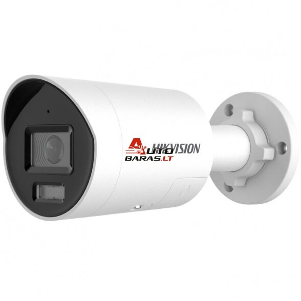 Hikvision bullet DS-2CD2087G2H-LIU/SL F2.8 (balta, 8 MP, 40 m. IR; 40 m. LED, Hybrid Light)