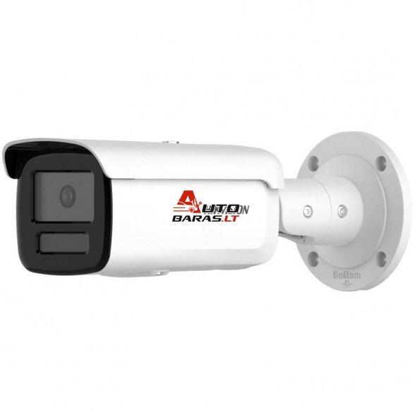 Hikvision bullet  DS-2CD2T47G2H-LISU/SL F4 (4 MP, balta, 60 m. IR; 60 m. LED, Hybrid Light)