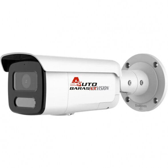 Hikvision bullet DS-2CD2T87G2H-LISU/SL(eF) F4 (balta, 8 MP, 30 m. IR; 30 m. LED, Hybrid Light)