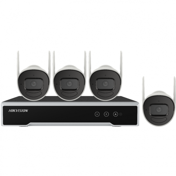 Hikvision Wi-Fi rinkinys NK44W0H-1T(WD) - 4x Wifi 4mp kameros / 1x NVR Wifi / 1x 1TB WD