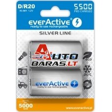 Įkraunama baterija everActive Ni-MH 5500 mAh R20 D (2 vnt.)