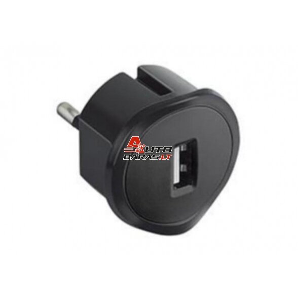 Įkrovimo lizdas USB Legrand 050681 (juodas, 5V 1.5A)