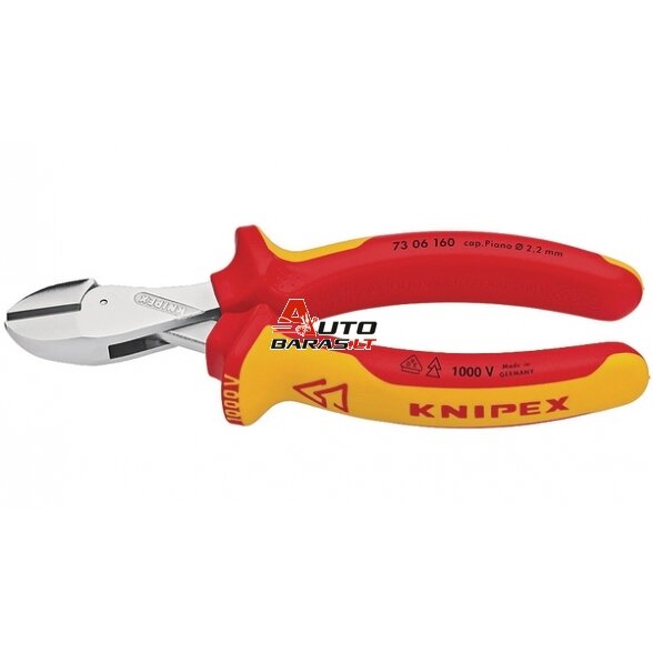 Izoliuotos profesonalios kandyklės KNIPEX 7306160