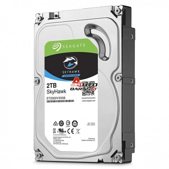 Kietasis diskas SEAGATE Skyhawk ST2000VX017 2TB Surveillance