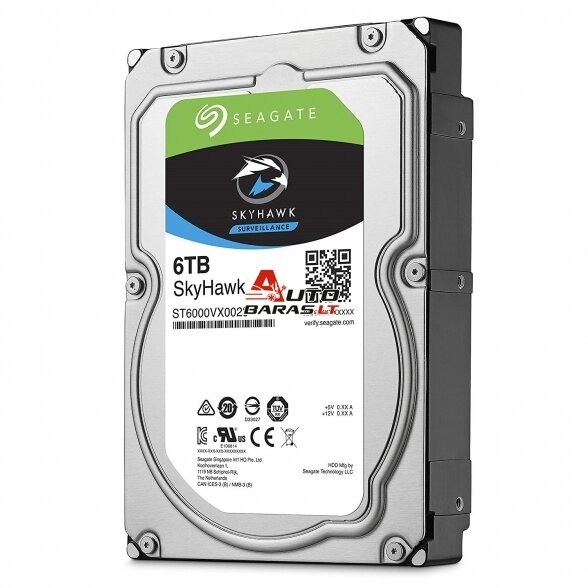 Kietasis diskas SEAGATE Skyhawk Surveillance 6TB