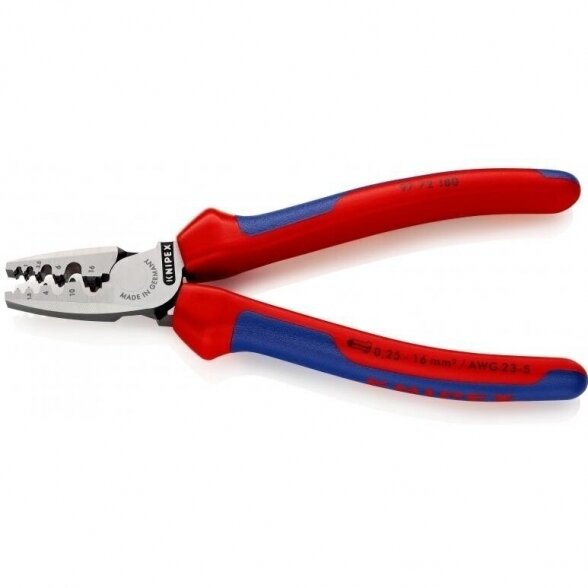 KNIPEX REPLĖS LAIDŲ UŽSPAUDIMUI 180MM