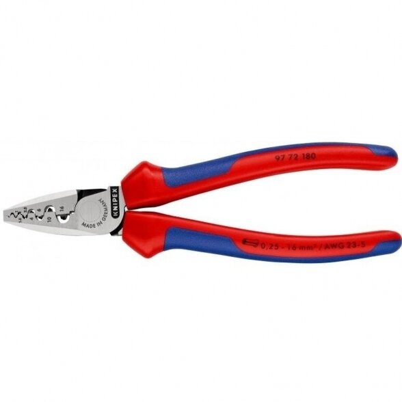 KNIPEX REPLĖS LAIDŲ UŽSPAUDIMUI 180MM 1