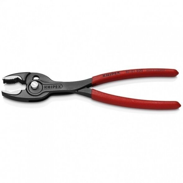 KNIPEX SANTECHINĖS REPLĖS 200MM (DVIGUBO GRIEBIMO) SU FIKSAVIMU