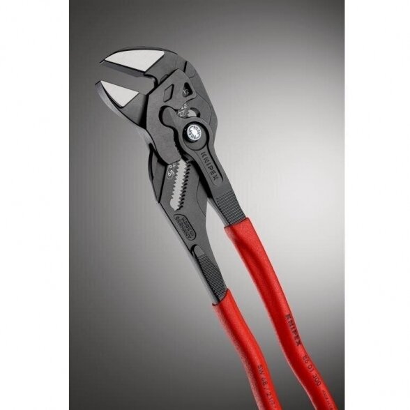 KNIPEX SANTECHNINĖS REPLĖS - RAKTAS KNIPEX SU FIKSAVIMU 300MM 1