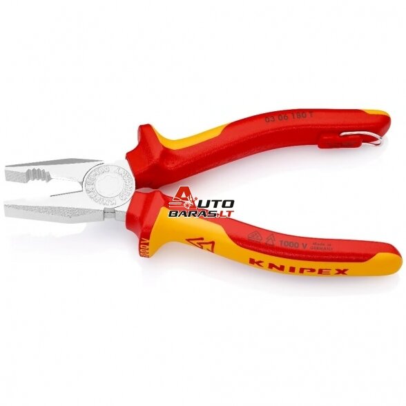 Kombinuotos replės elektrikui 180mm (1000V) KNIPEX 2