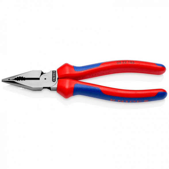 Kombinuotos replės siauromis žiaunomis 185mm KNIPEX 2