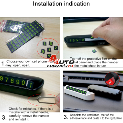 MAGNETINIS PARKAVIMO TELEFONO NUMERIO ATVAIZDAVIMAS 4