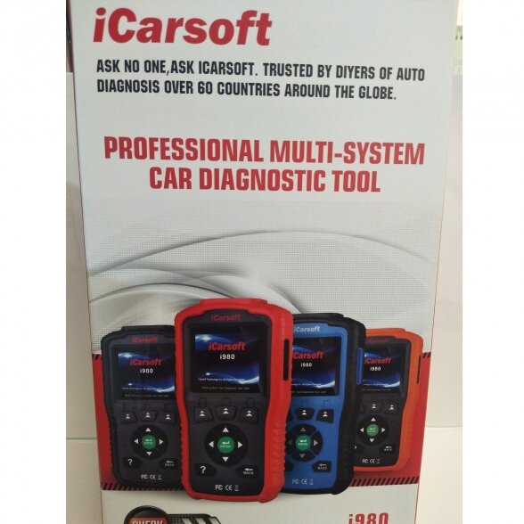 Mercedes-Benz iCarsoft i980 diagnostikos įtaisas 6