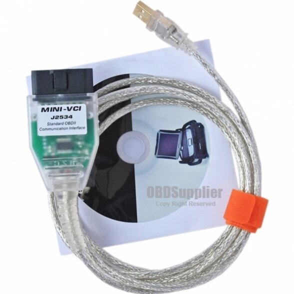 Mini VCI 16 Pin OBD2 TOYOTA / LEXUS diagnostikos kabelis