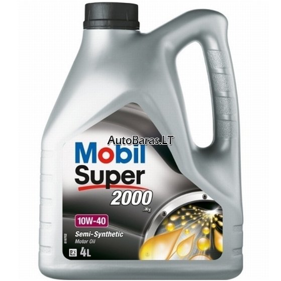 MOBIL SUPER 2000 X1 10W40 - alyva / tepalas 2