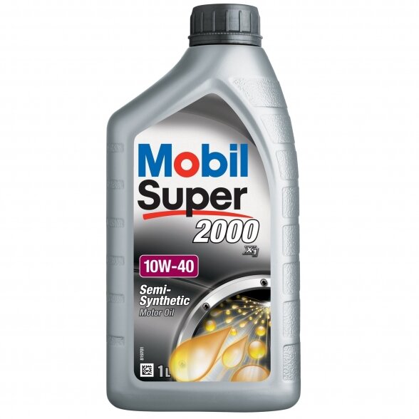 MOBIL SUPER 2000 X1 10W40 - alyva / tepalas 1