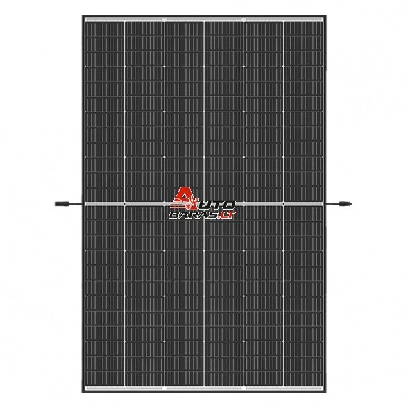Monokristalinis fotovoltinis saulės modulis Trinasolar TSM-425DE09R.08 (juodas rėmas, 425w)