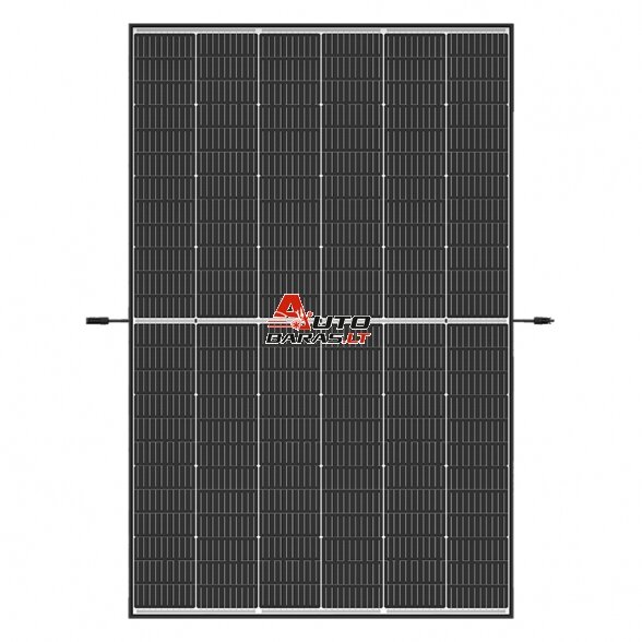 Monokristalinis fotovoltinis saulės modulis Trinasolar TSM-430DE09R.08 (juodas rėmas, 430w)